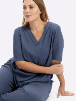 Blusenshirt mit Halbarmen