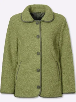 Boucléjacke mit Innenfutter