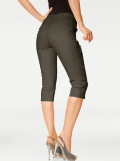 Caprihose aus Baumwoll-Stretch