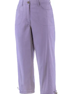 Caprihose mit Gummizug am Beinabschluss