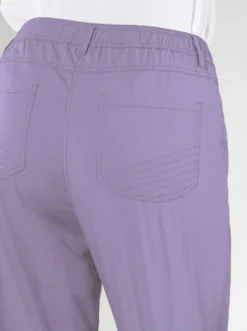 Caprihose mit Gummizug am Beinabschluss