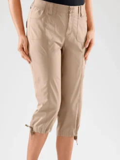 Caprihose mit weitenverstellbarem Saum