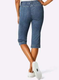 Caprijeans in Schlupfform