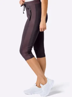 Caprileggings mit Teil-Dehnbund