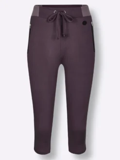 Caprileggings mit Teil-Dehnbund