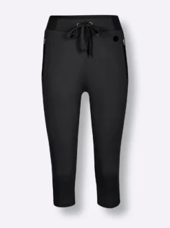 Caprileggings mit Teil-Dehnbund