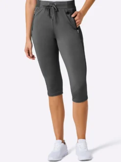 Caprileggings mit Teil-Dehnbund