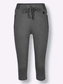 Caprileggings mit Teil-Dehnbund