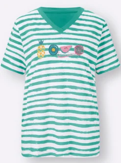 Capri-Schlafanzüge in Single-Jersey-Qualität