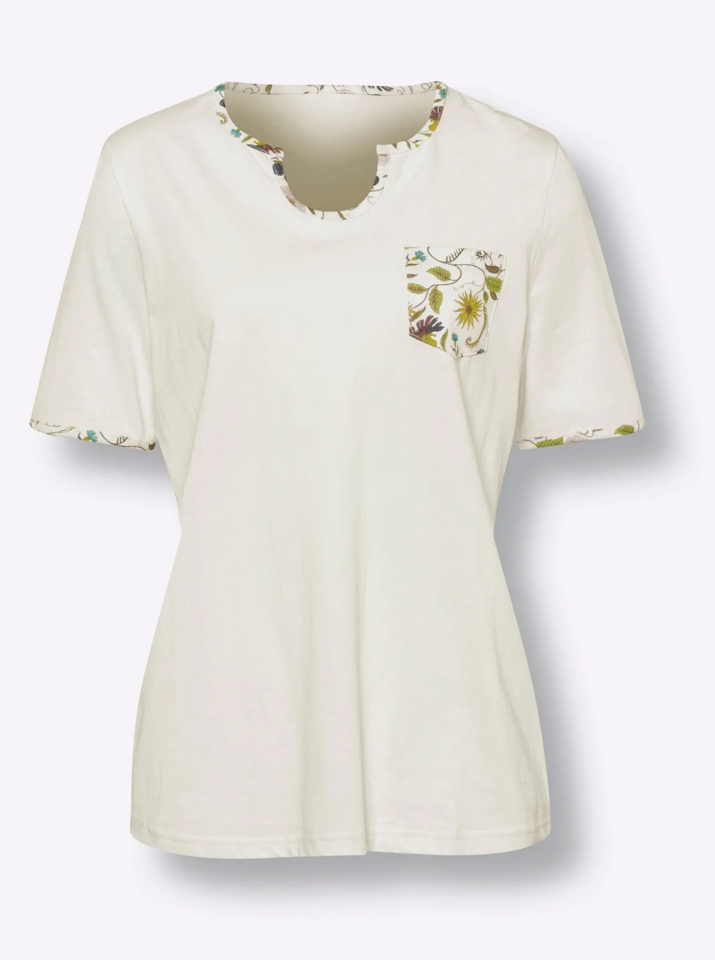 Capri-Schlafanzug aus Single-Jersey