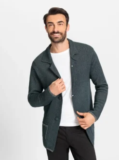 Cardigan mit Reverskragen