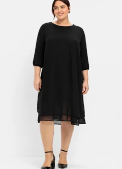 Chiffonkleid im Lagenlook