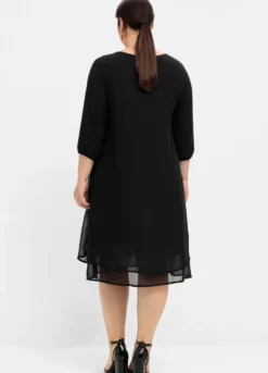 Chiffonkleid im Lagenlook