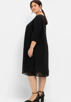 Chiffonkleid im Lagenlook