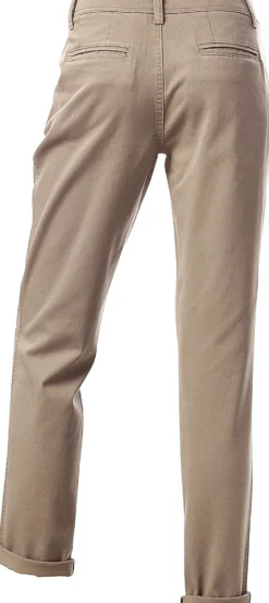 Chinohose in Karotten-Form
