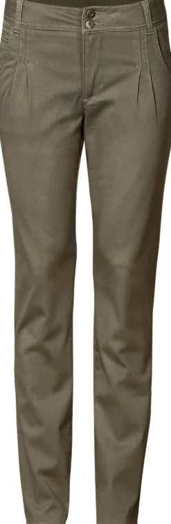 Chinohose in Karotten-Form