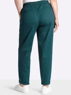 Chinohose mit Gummibund und Bindeband