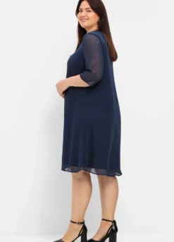 Cocktailkleid im Lagenlook