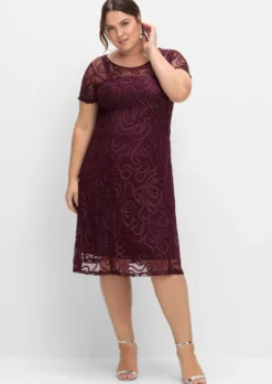 Cocktailkleid mit Zierborten