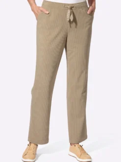 Cordhose mit Rundum-Dehnbund