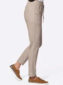 Cordhose mit Rundum-Dehnbund