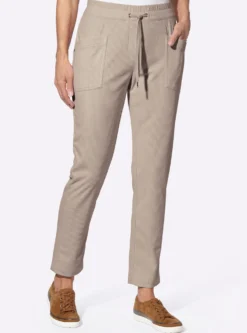 Cordhose mit Rundum-Dehnbund