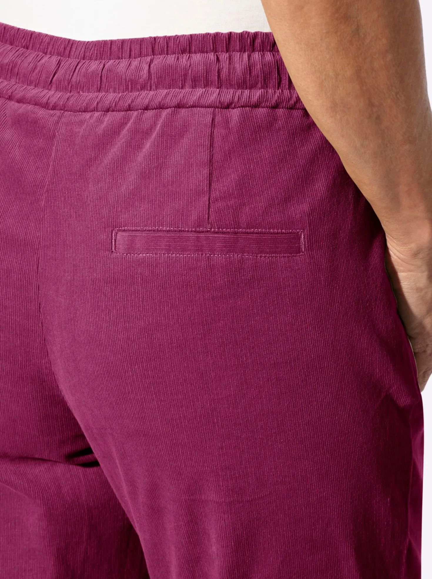 Cordhose mit Schlupfbund