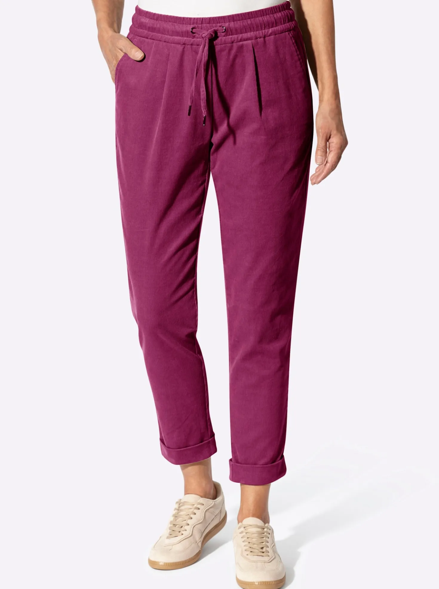 Cordhose mit Schlupfbund