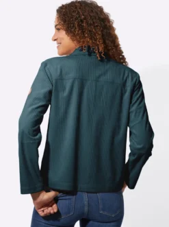 Cordjacke mit Hemdkragen