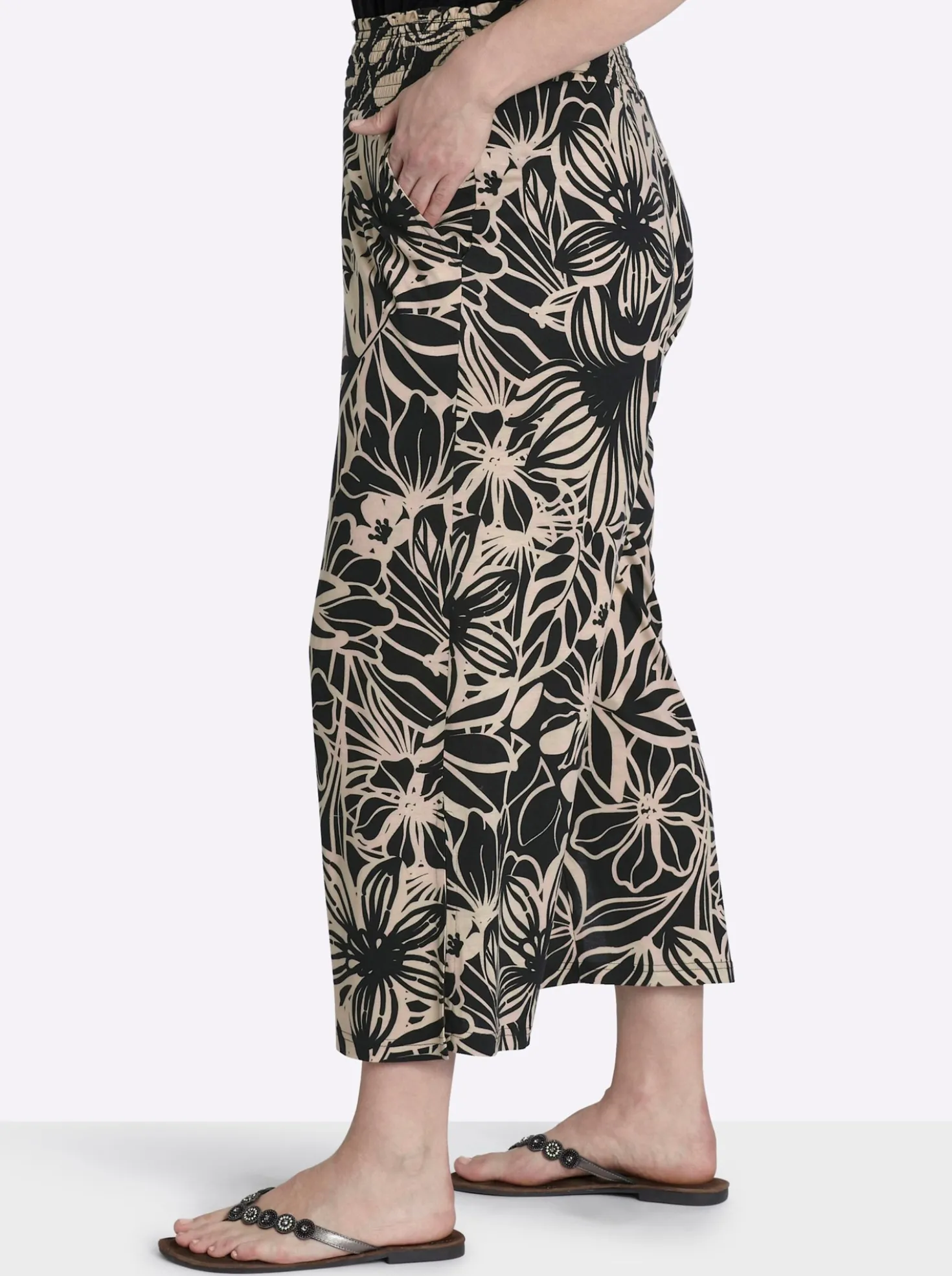 Druckhose In Culotte-Form