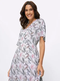 Druckkleid aus reiner Viskose