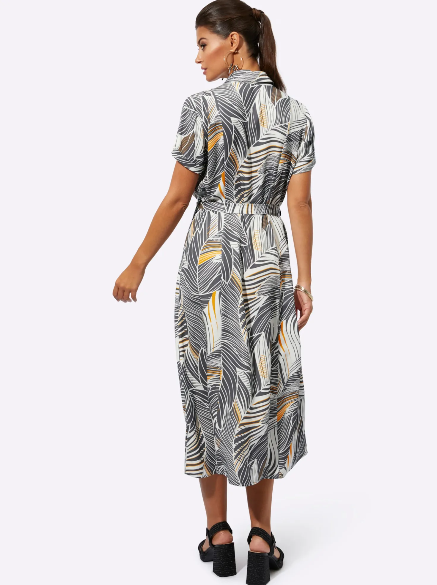 Druckkleid aus reiner, wertiger Viskose