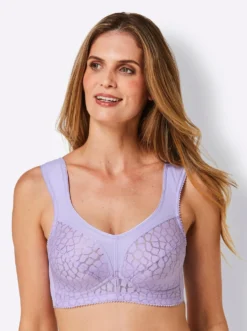 Entlastungs-BH ohne Bügel mit Jacquard-Spitze