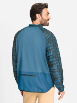 Fahrradjacke mit Rückentasche