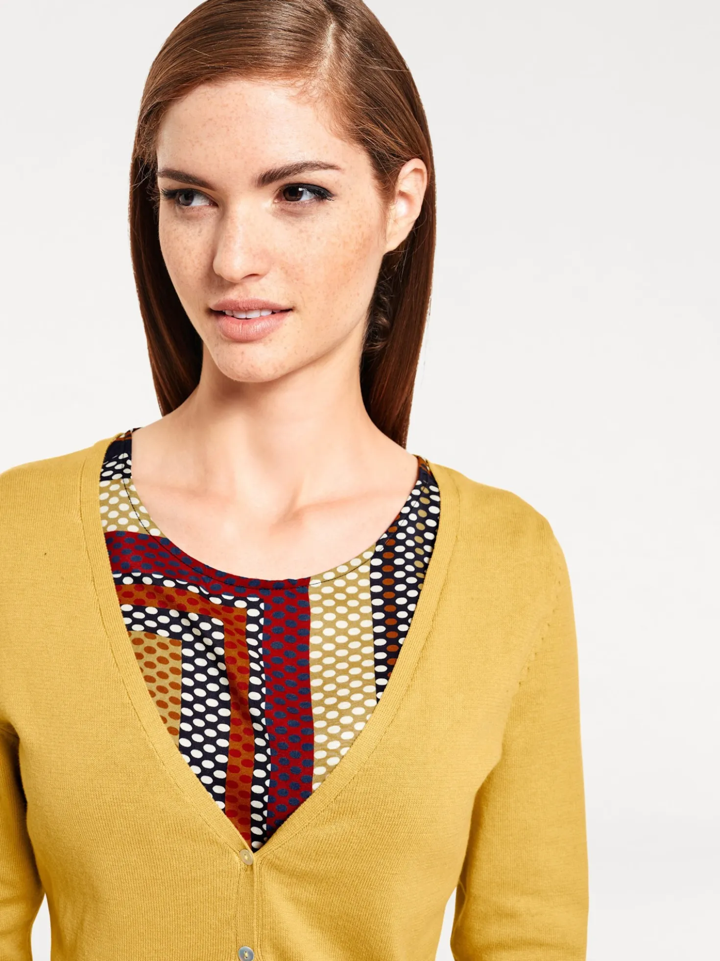 Feinstrickjacke im Cardigan-Style