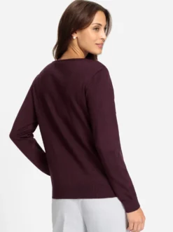 Feinstrickpullover mit Zierelement
