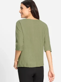Fledermausshirt mit Bindeband