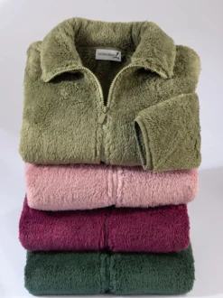 Fleecejacke in Teddy-Optik