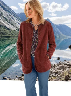 Fleecejacke in Teddy-Qualität