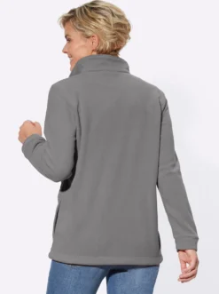 Fleecejacke Kordeldurchzug am Saum
