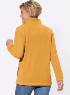 Fleecejacke Kordeldurchzug am Saum