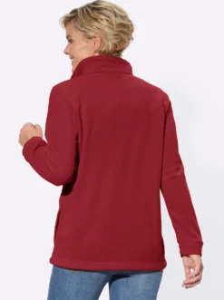Fleecejacke Kordeldurchzug am Saum