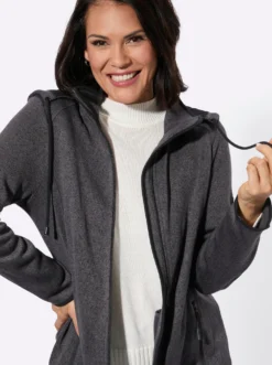 Fleecejacke mit Antipilling-Ausrüstung