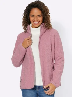 Fleecejacke mit Reißverschluss-Taschen