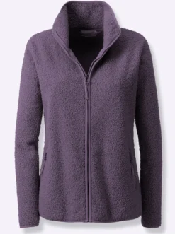 Fleecejacke mit Reißverschluss-Taschen