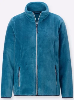 Fleecejacke mit Reißverschluss-Taschen