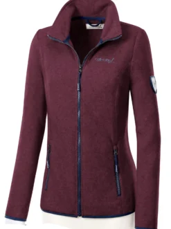 Fleecejacke mit Stickerei