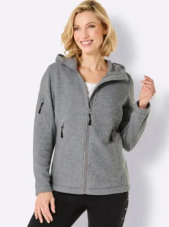 Fleecejacke mit 5 Taschen
