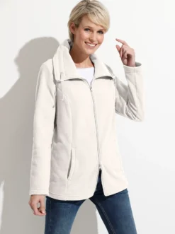 Fleecejacke mit 2-Wege-Reißverschluss
