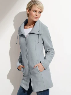 Fleecejacke mit 2-Wege-Reißverschluss
